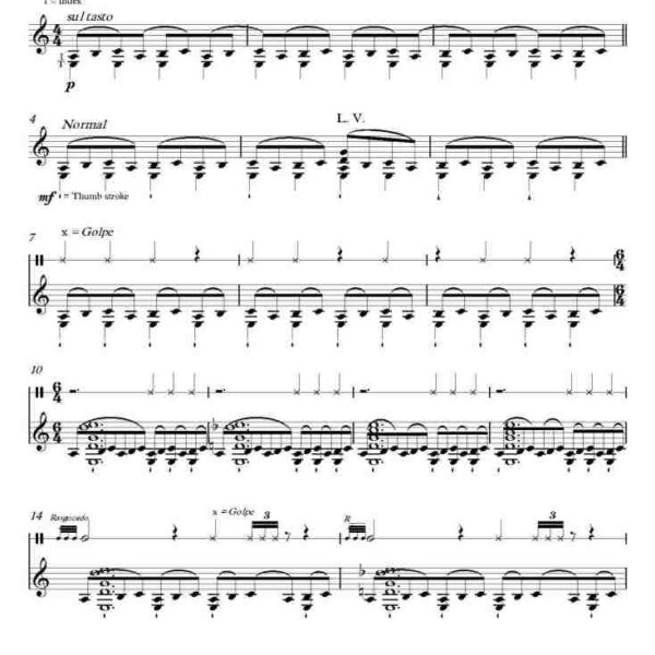 Thales Del Comune - Preludio Ostinato (Score)_Página_2